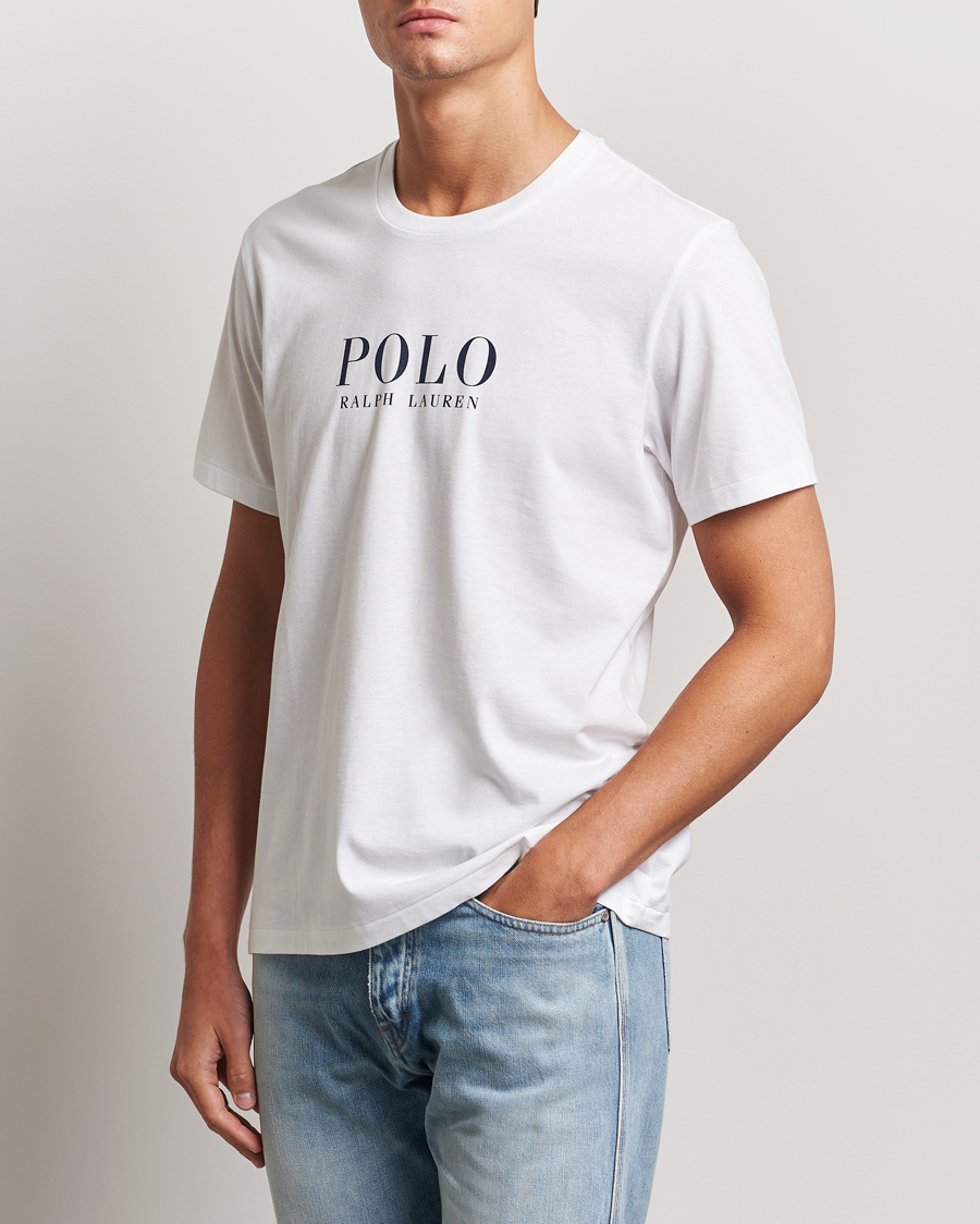 Heren |  | Polo Ralph Lauren | Logo Cotton Jersey Sleep T-Shirt White