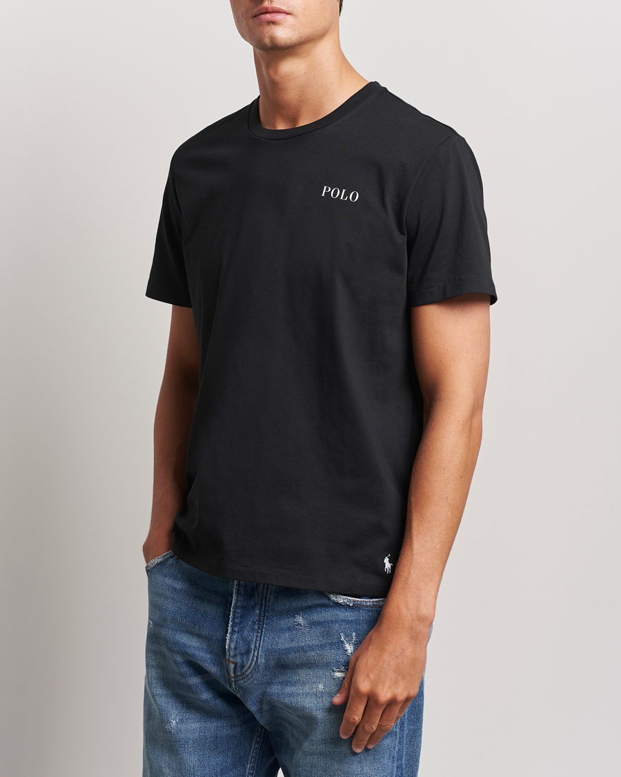 Heren |  | Polo Ralph Lauren | Logo Cotton Jersey Sleep T-Shirt Black