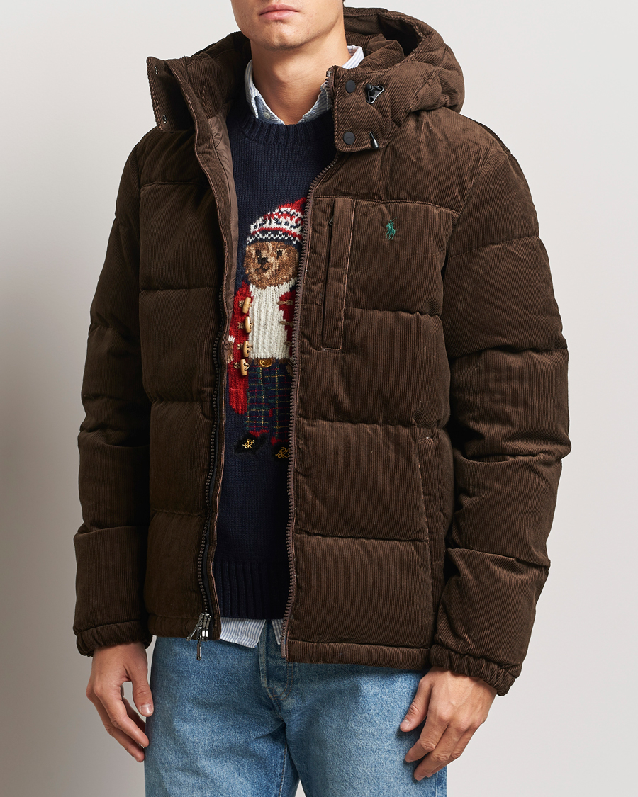 Heren |  | Polo Ralph Lauren | El Cap Corduroy Down Jacket Dark Beech