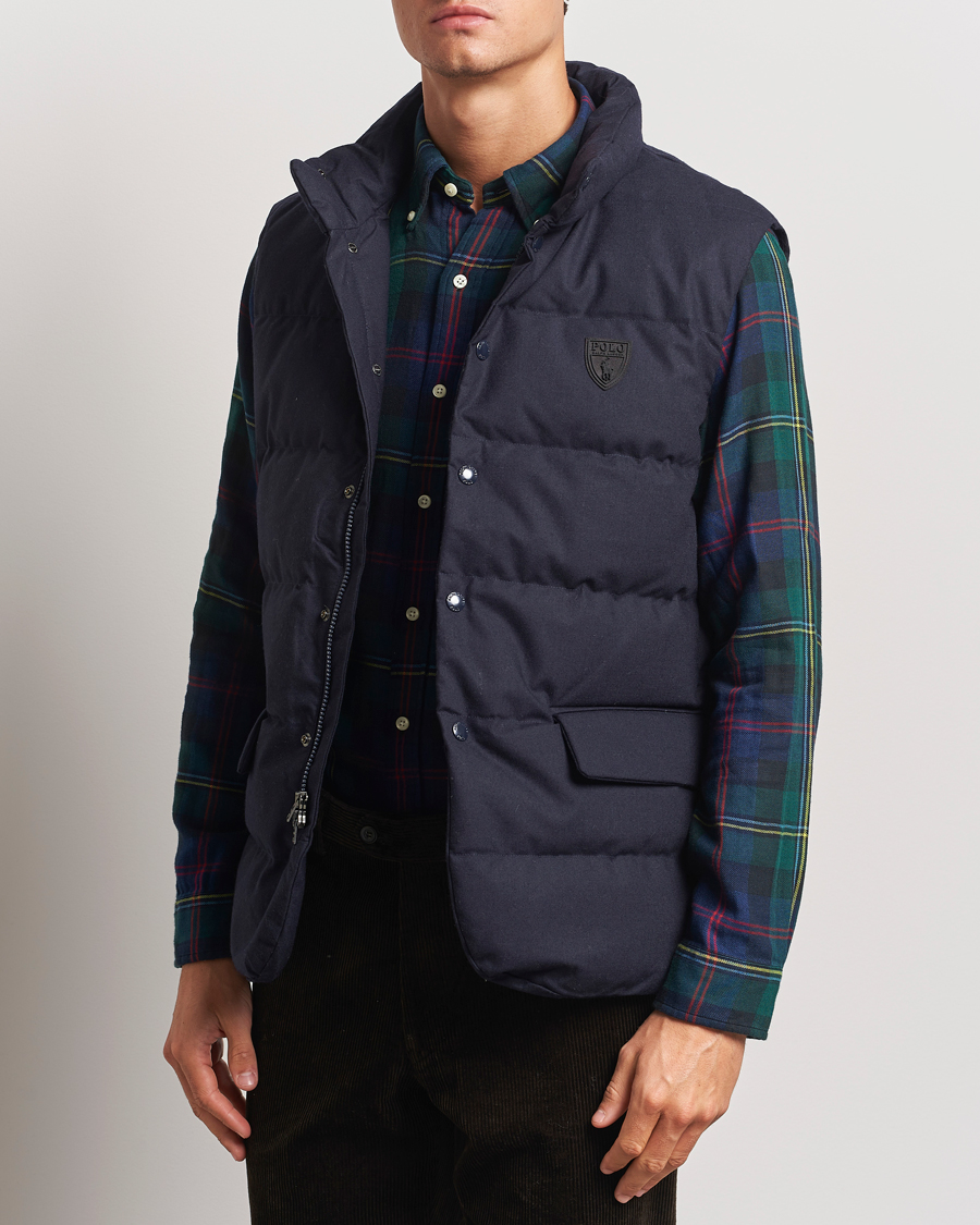 Heren |  | Polo Ralph Lauren | Dunn Wool Vest Collection Navy