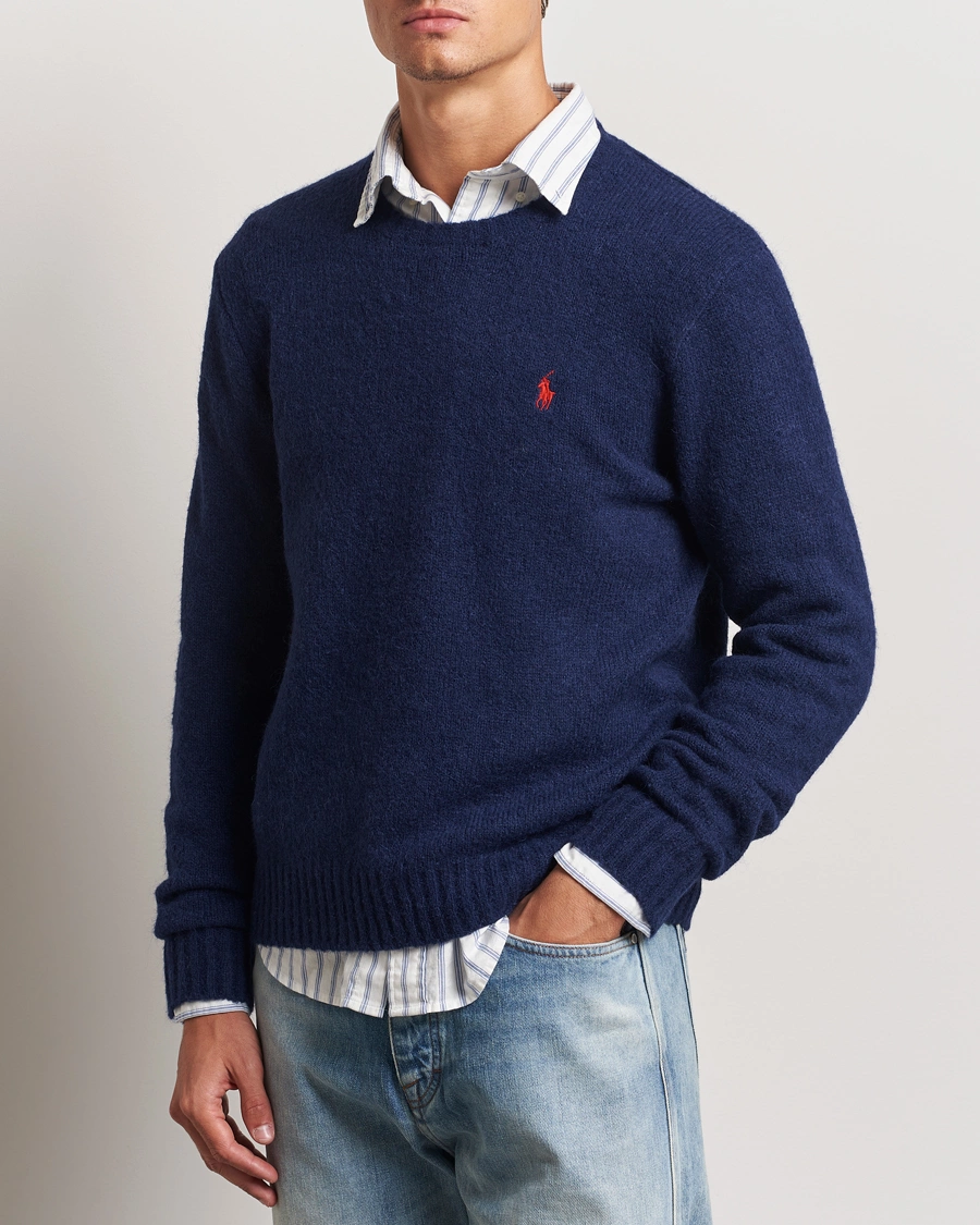 Heren |  | Polo Ralph Lauren | Alpaca Crew Neck Sweater Bright Navy