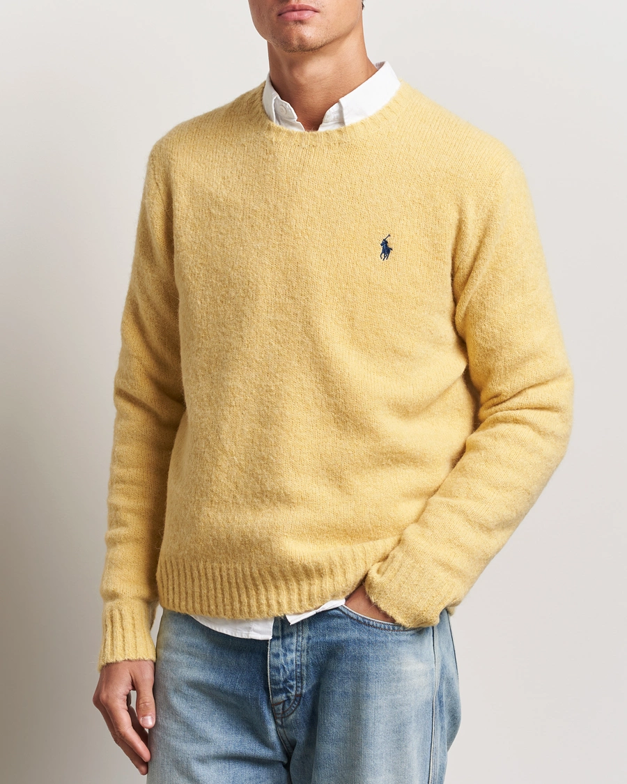 Heren |  | Polo Ralph Lauren | Alpaca Crew Neck Sweater Shetland Yellow