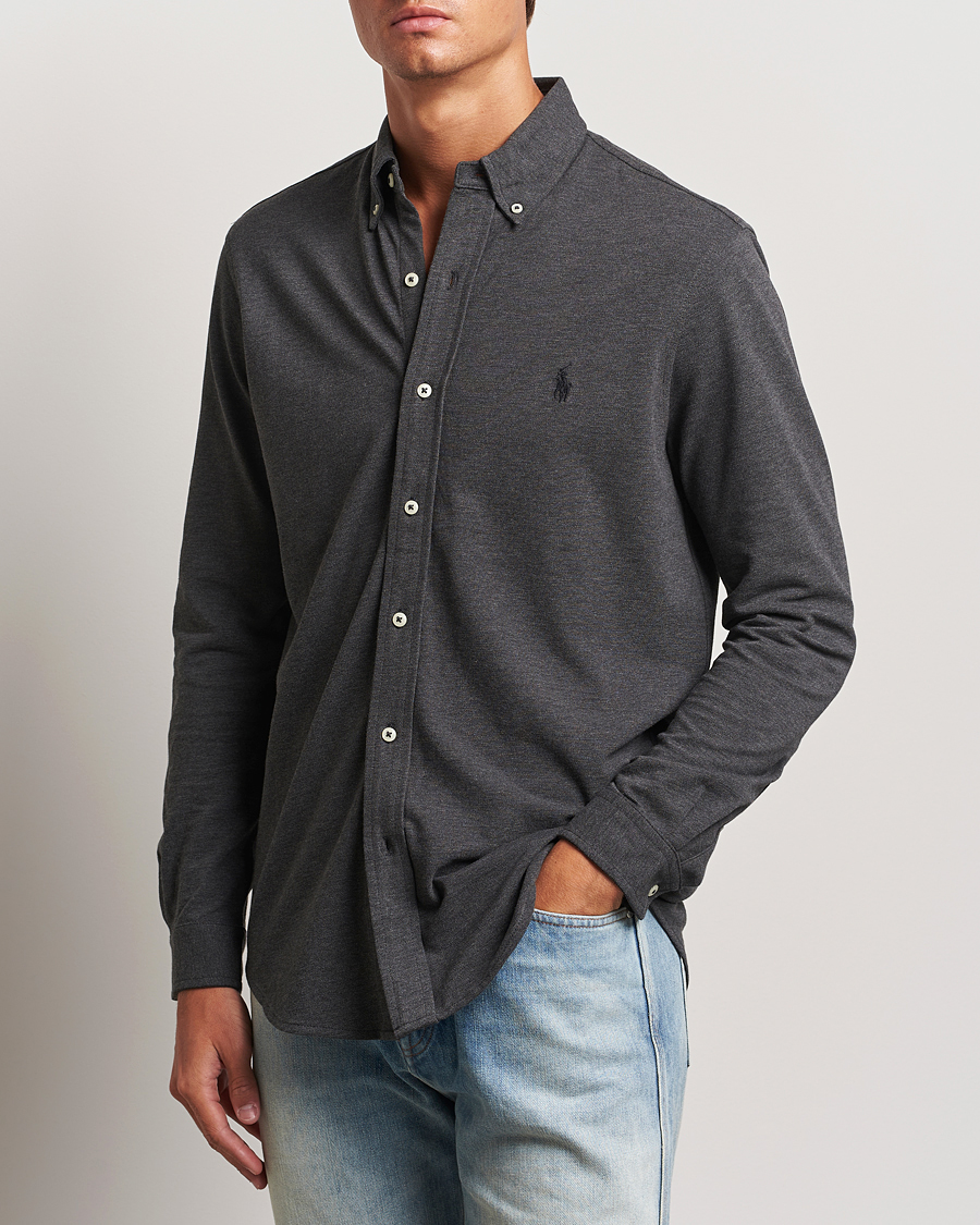 Heren |  | Polo Ralph Lauren | Featherweight Mesh Shirt Windsor Heather