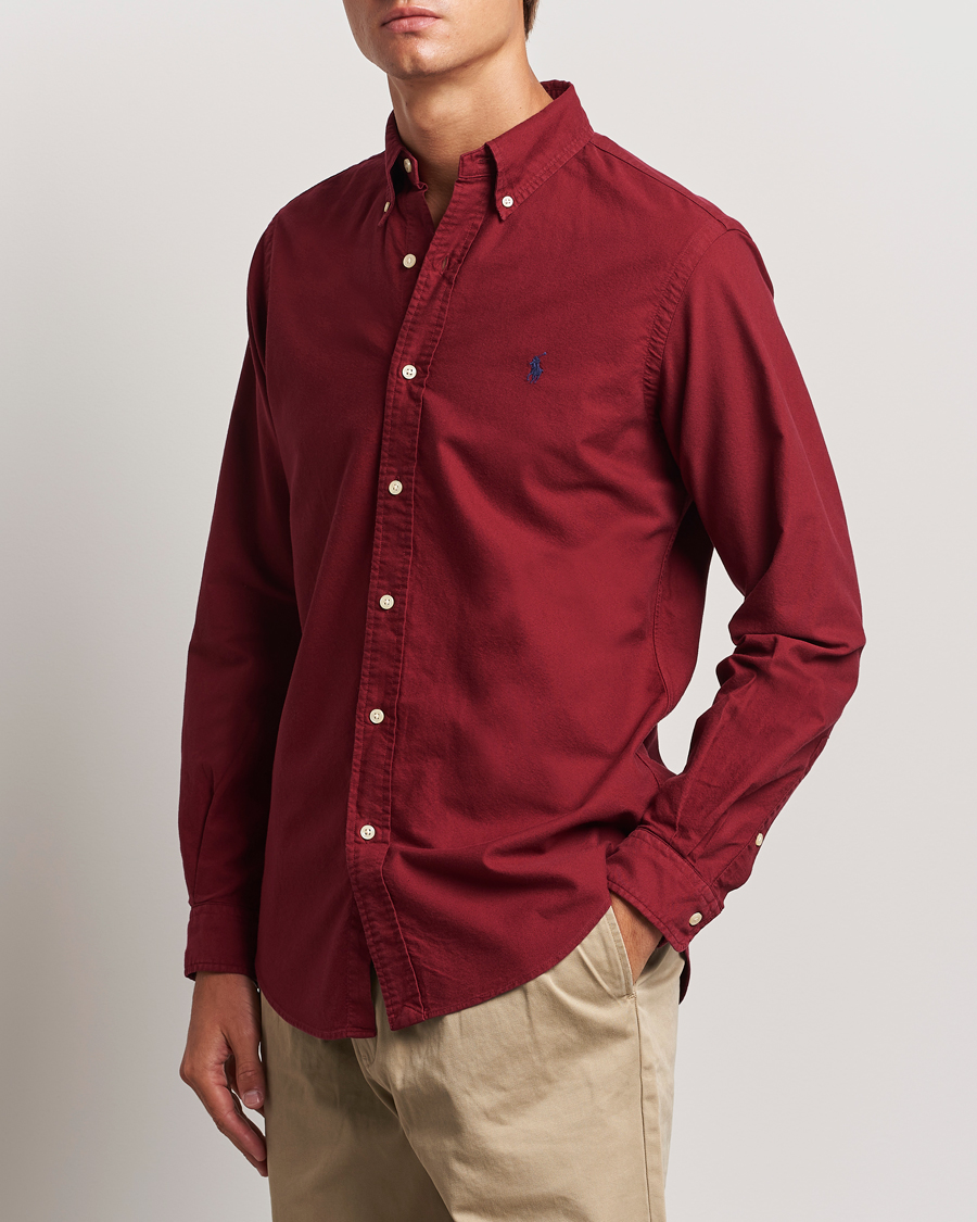 Heren |  | Polo Ralph Lauren | Custom Slim Fit Oxford Shirt Red Carpet