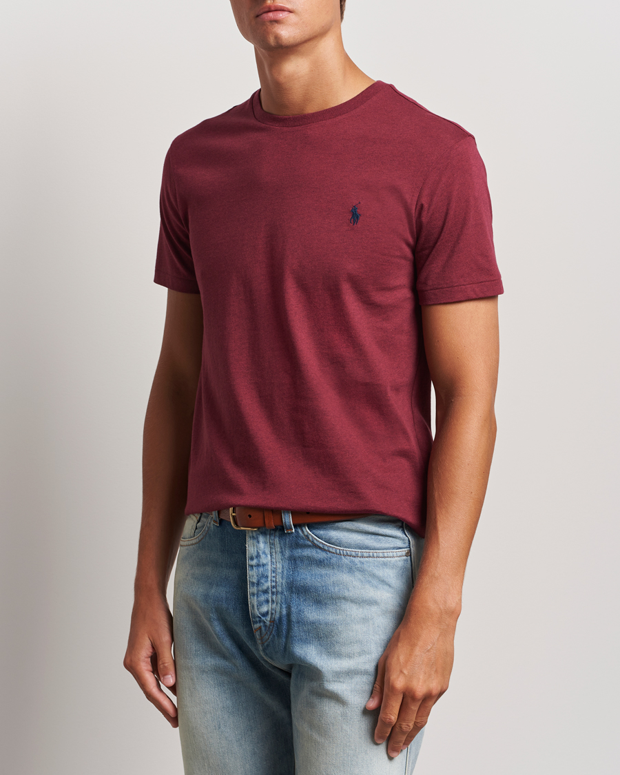 Heren |  | Polo Ralph Lauren | Custom Slim Fit Tee Vintage Port Heather