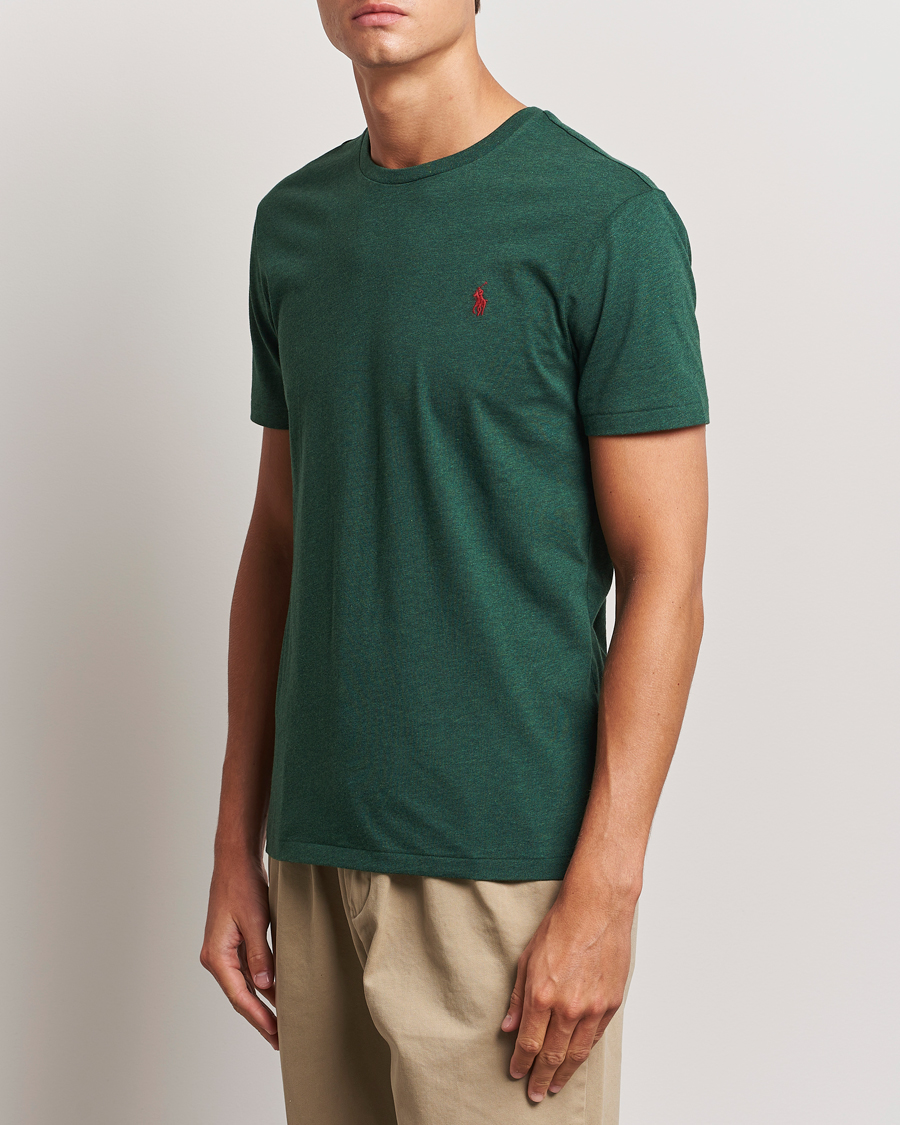 Heren |  | Polo Ralph Lauren | Custom Slim Fit Tee Scotch Pine Heather