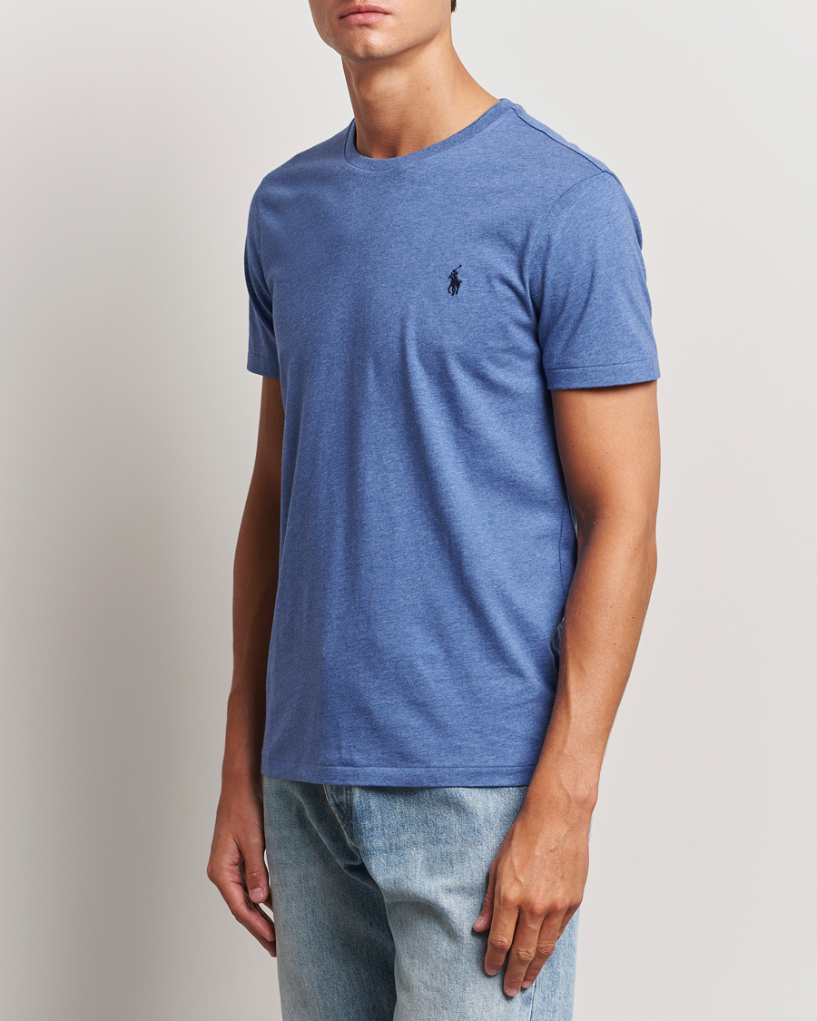 Heren |  | Polo Ralph Lauren | Custom Slim Fit Tee Faded Royal Heather