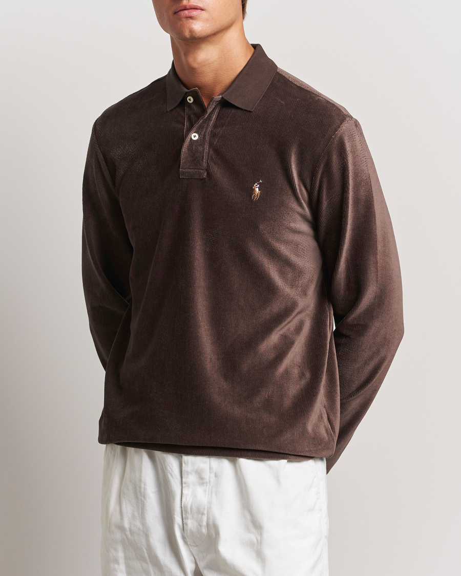 Heren |  | Polo Ralph Lauren | Corduroy Long Sleeve Polo Circuit Brown