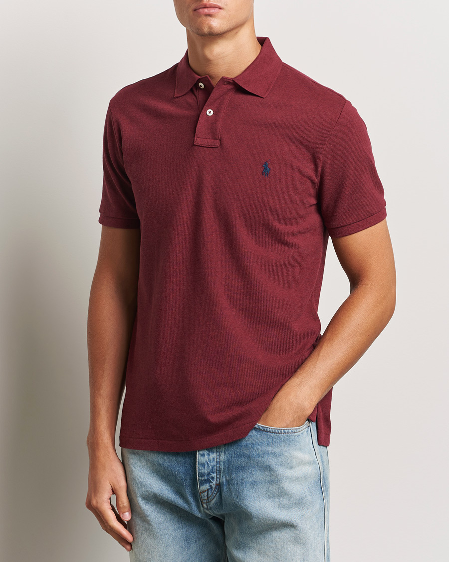 Heren |  | Polo Ralph Lauren | Custom Slim Fit Polo Vintage Port Heather