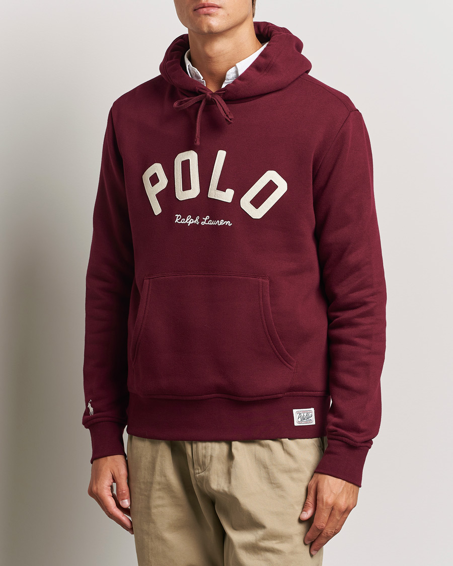 Heren |  | Polo Ralph Lauren | RL Varsity Fleece Hoodie Classic Wine