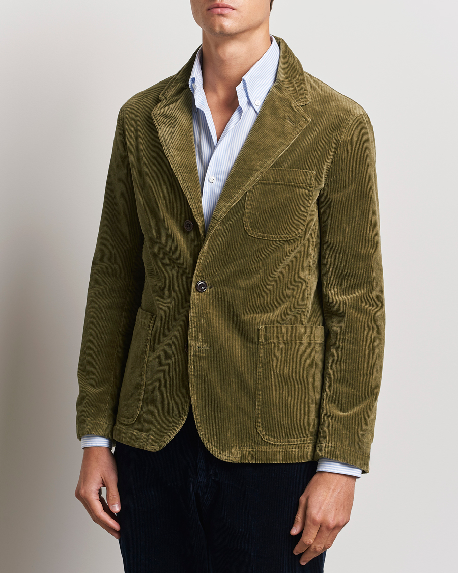 Heren |  | Polo Ralph Lauren | Corduroy Stretch Blazer Country Olive