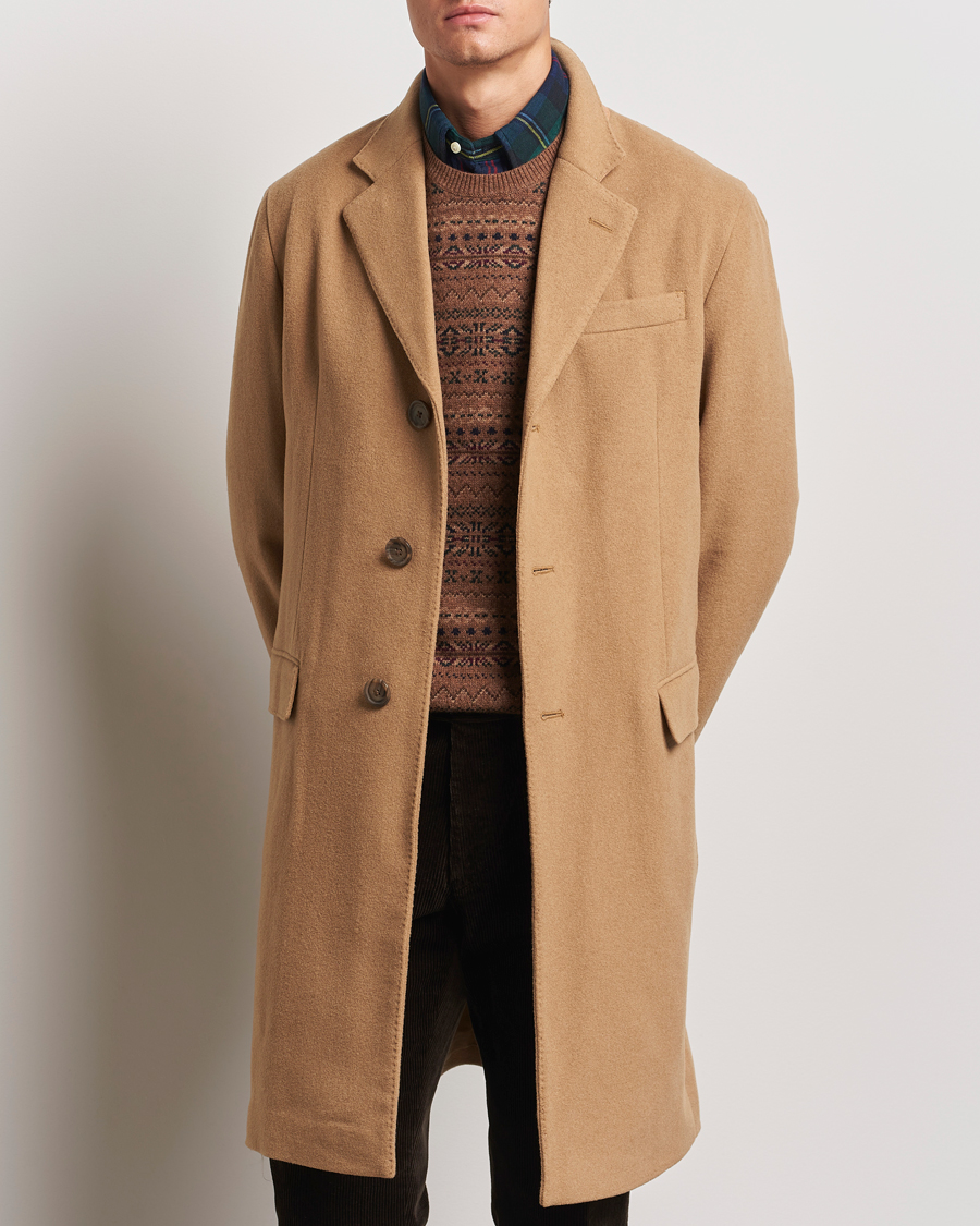 Heren |  | Polo Ralph Lauren | Paddock Wool Coat Camel