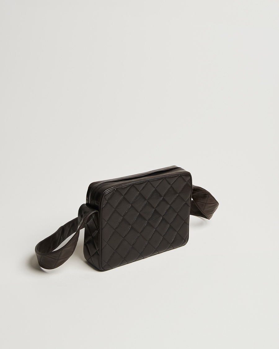 Heren | Gifts for Her | Chanel Pre-Owned | Tassel Flap Shoulder Bag Black Lambskin