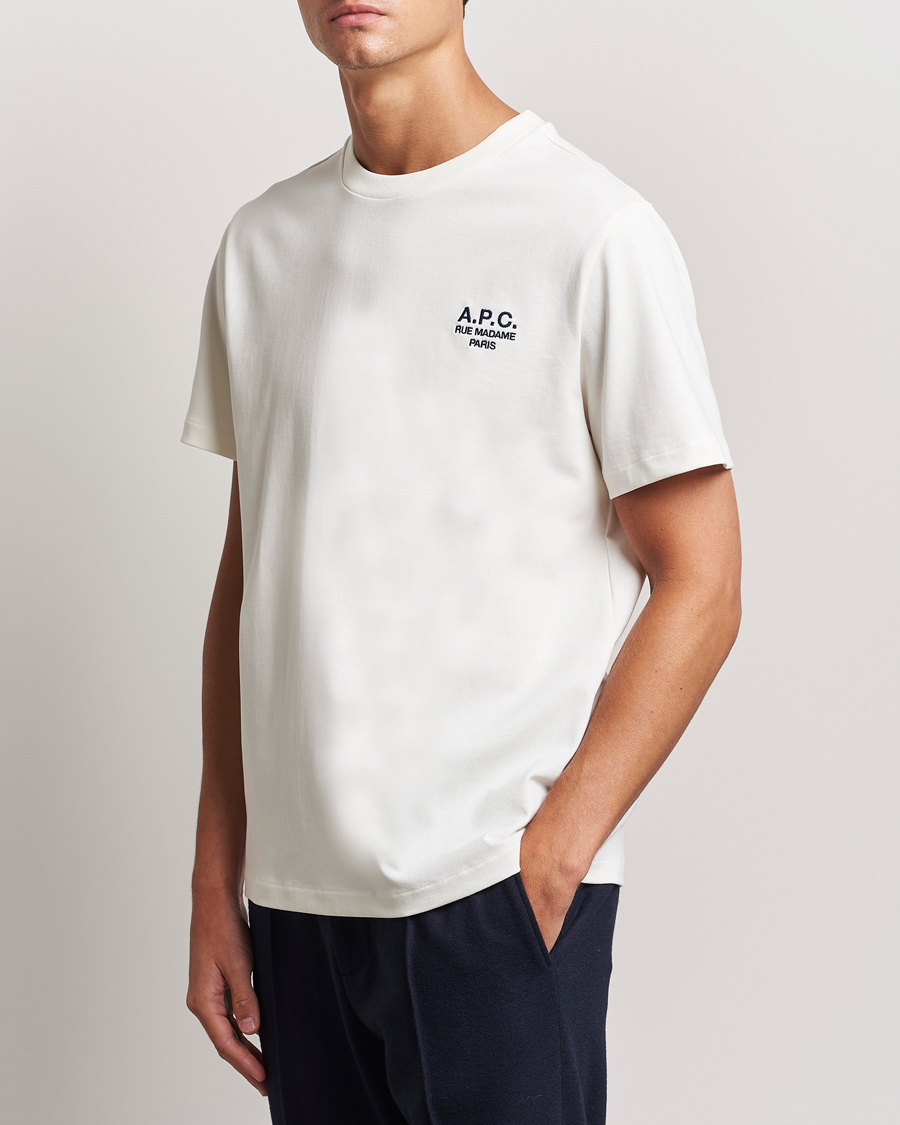 Heren | T-shirts | A.P.C. | Rue Madame T-Shirt White