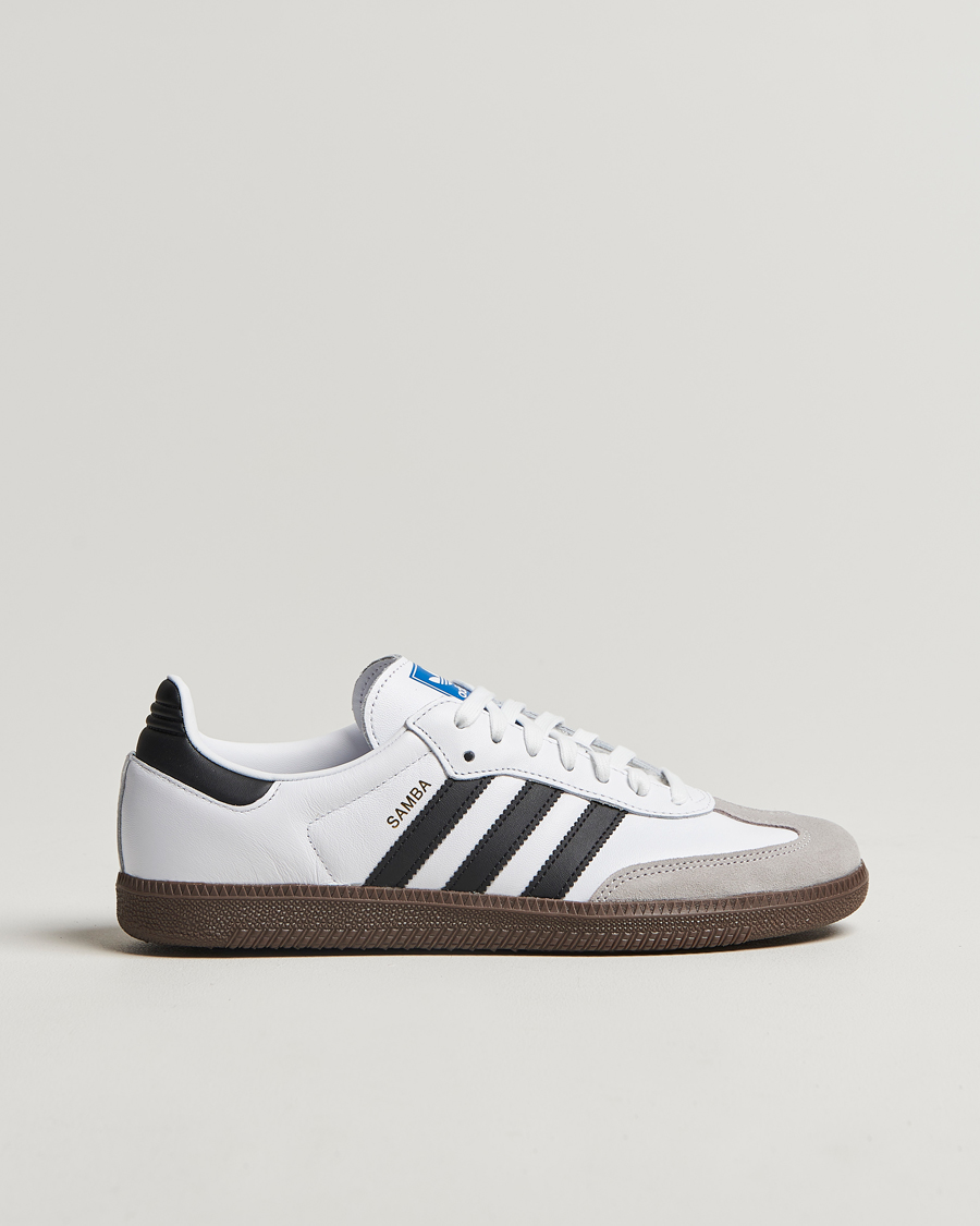 adidas Originals Samba Original Sneaker White Black Man CareOfCarl