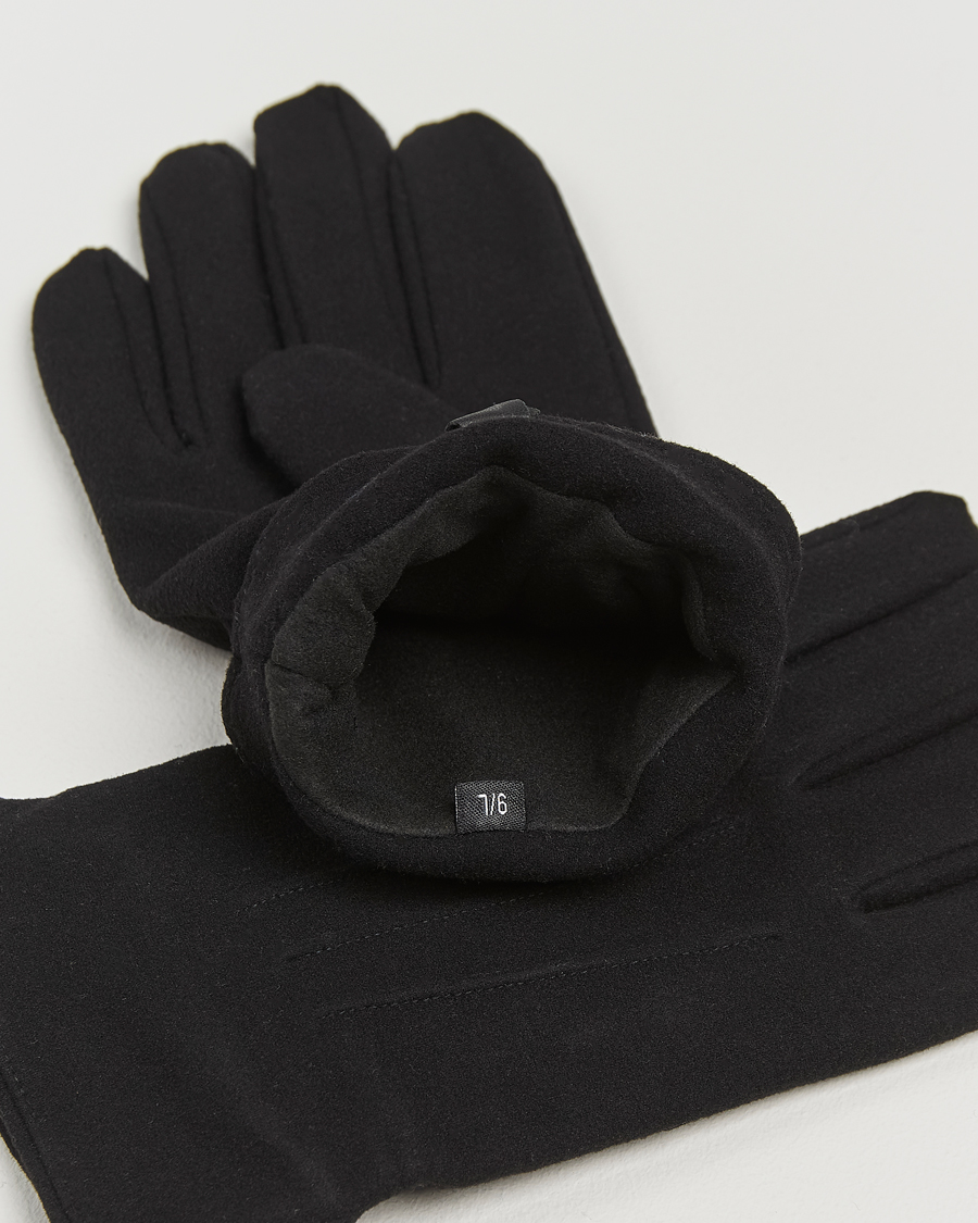 Heren |  | Amanda Christensen | Lined Wool Gloves Black