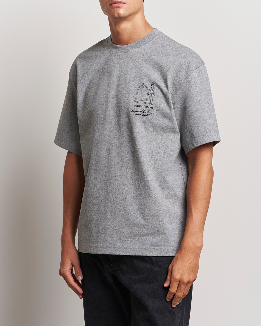 Heren |  | Axel Arigato | Resort T-Shirt Grey Melange