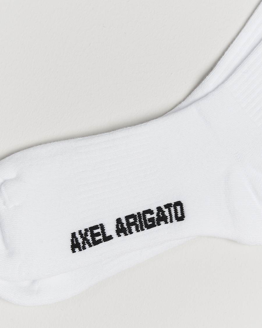 Heren | Alledaagse sokken | Axel Arigato | Logo Tube Socks White