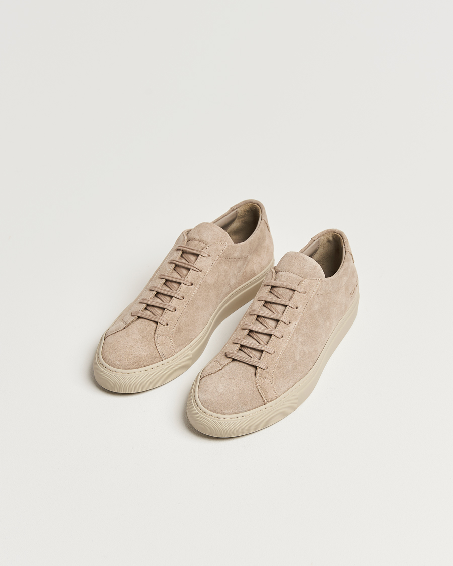 Heren |  | Common Projects | Original Achilles Suede Sneaker Taupe