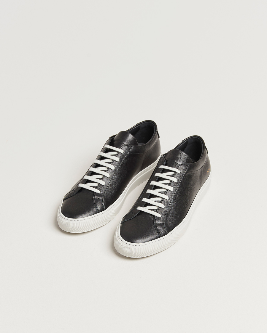 Heren |  | Common Projects | Original Achilles Pebbled Leather Sneaker Black