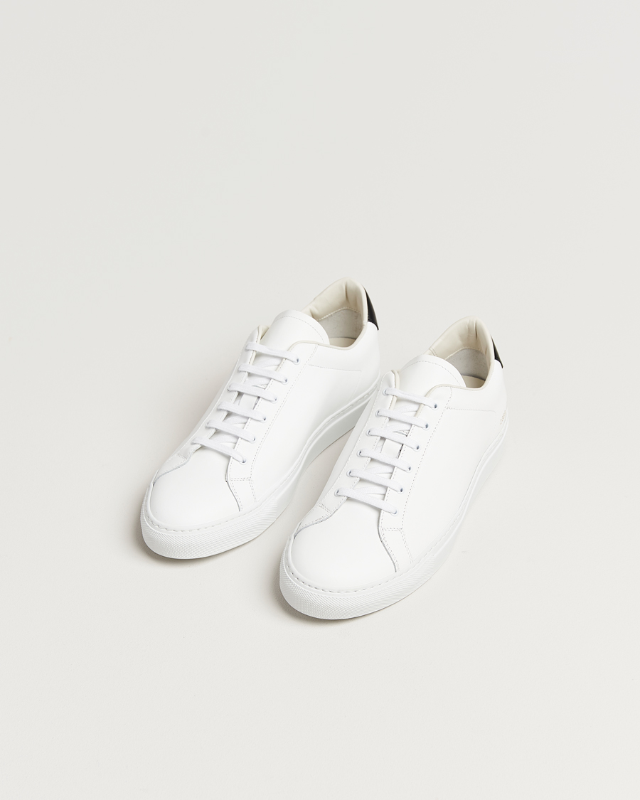 Heren |  | Common Projects | Retro Classic Leather Sneaker White/Black