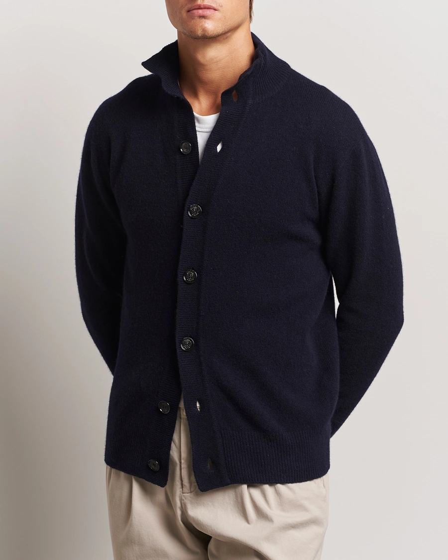 Heren |  | Altea | Shetland Cardigan Navy