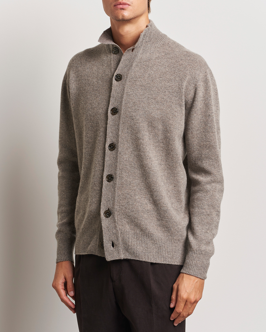 Heren |  | Altea | Shetland Cardigan Taupe