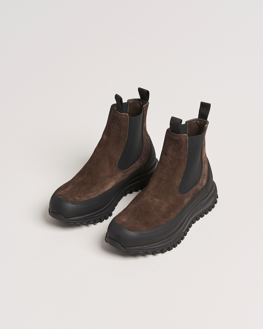 Heren |  | Diemme | Ramon Vibram Sole Chelsea Boot Dark Brown Suede