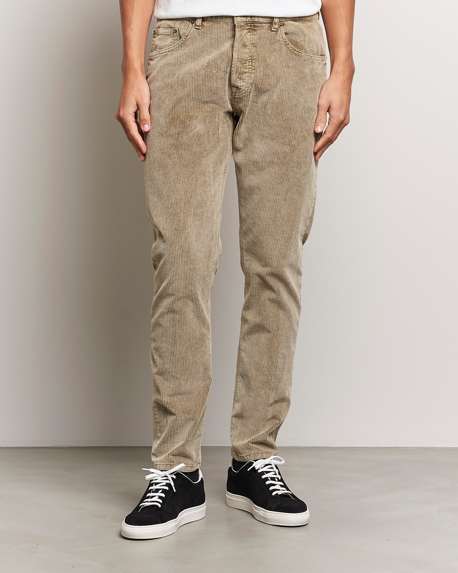 Heren |  | Dondup | Icon Corduroy Trousers Khaki