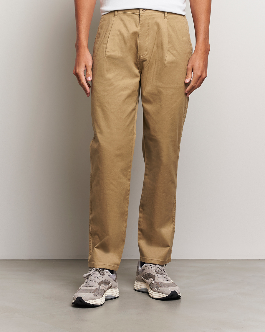 Heren |  | Dockers | Original Pleated Cotton Chino Harvest Gold