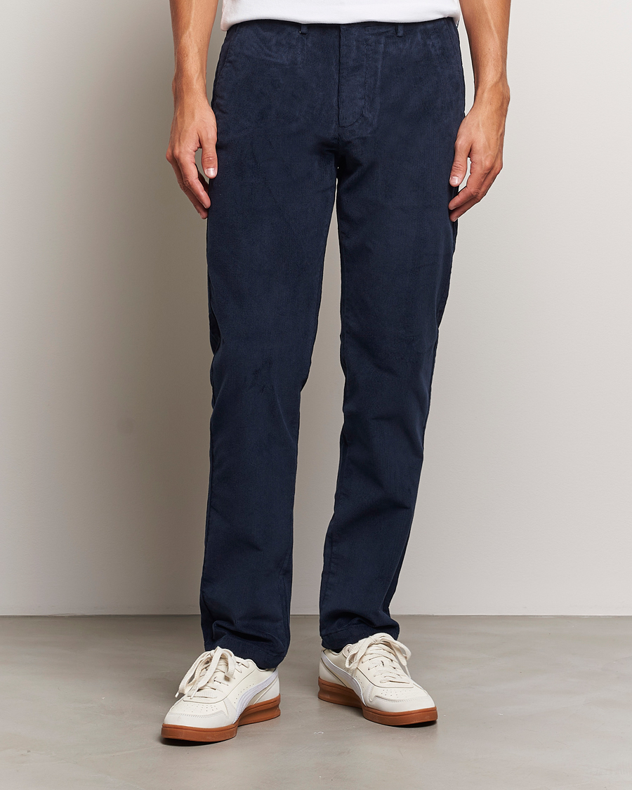 Heren | Corduroy broeken | Dockers | Slim Cotton Corduroy Chino Navy