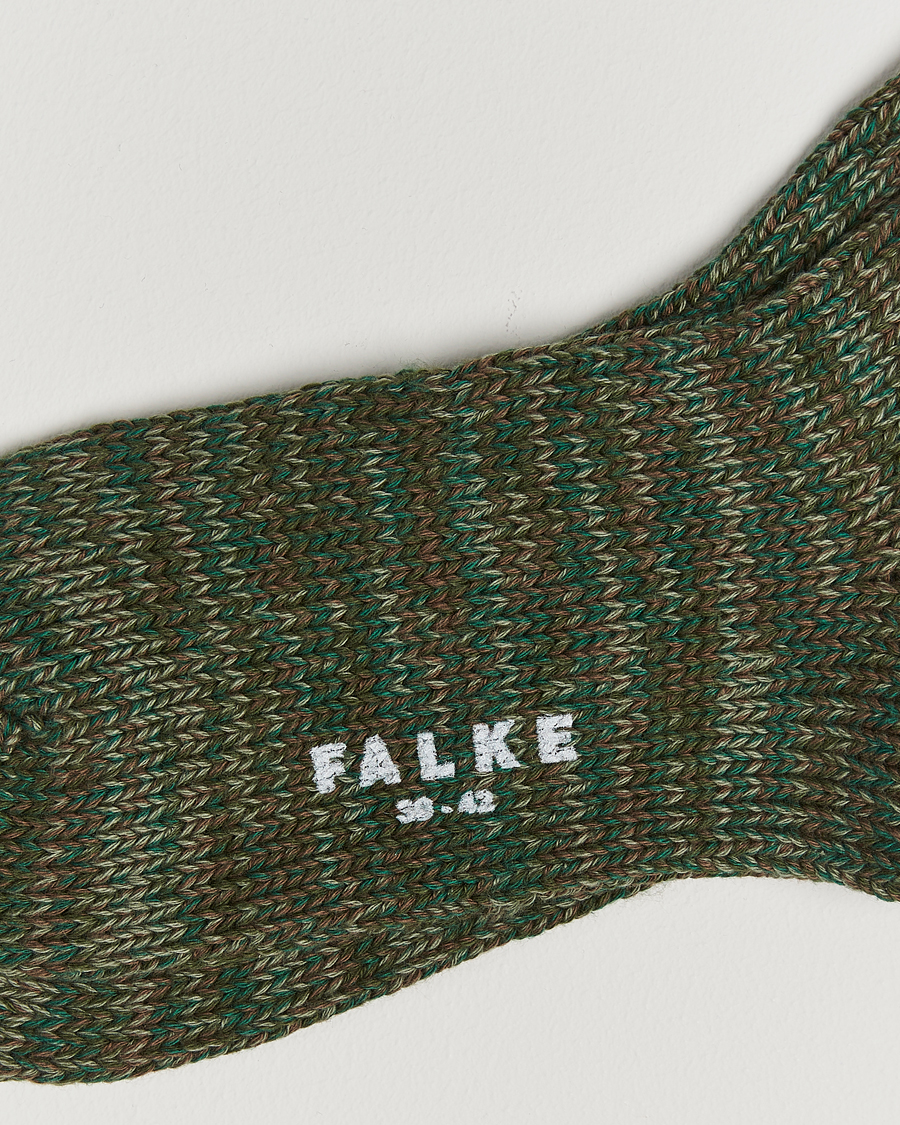 Heren |  | Falke | Brooklyn Cotton Sock Brown Tan