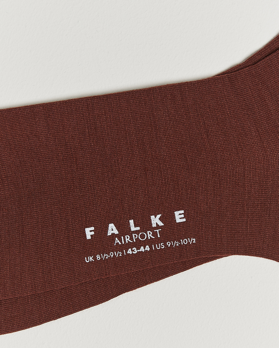 Heren |  | Falke | Airport Socks Cinnamon Brown