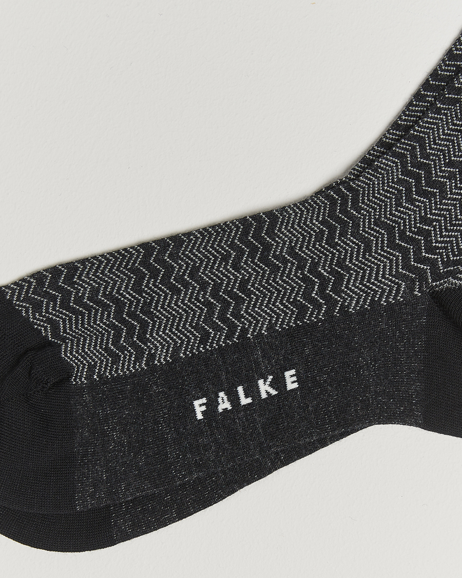 Heren |  | Falke | Mighty Nest Wool/Cotton Socks Black