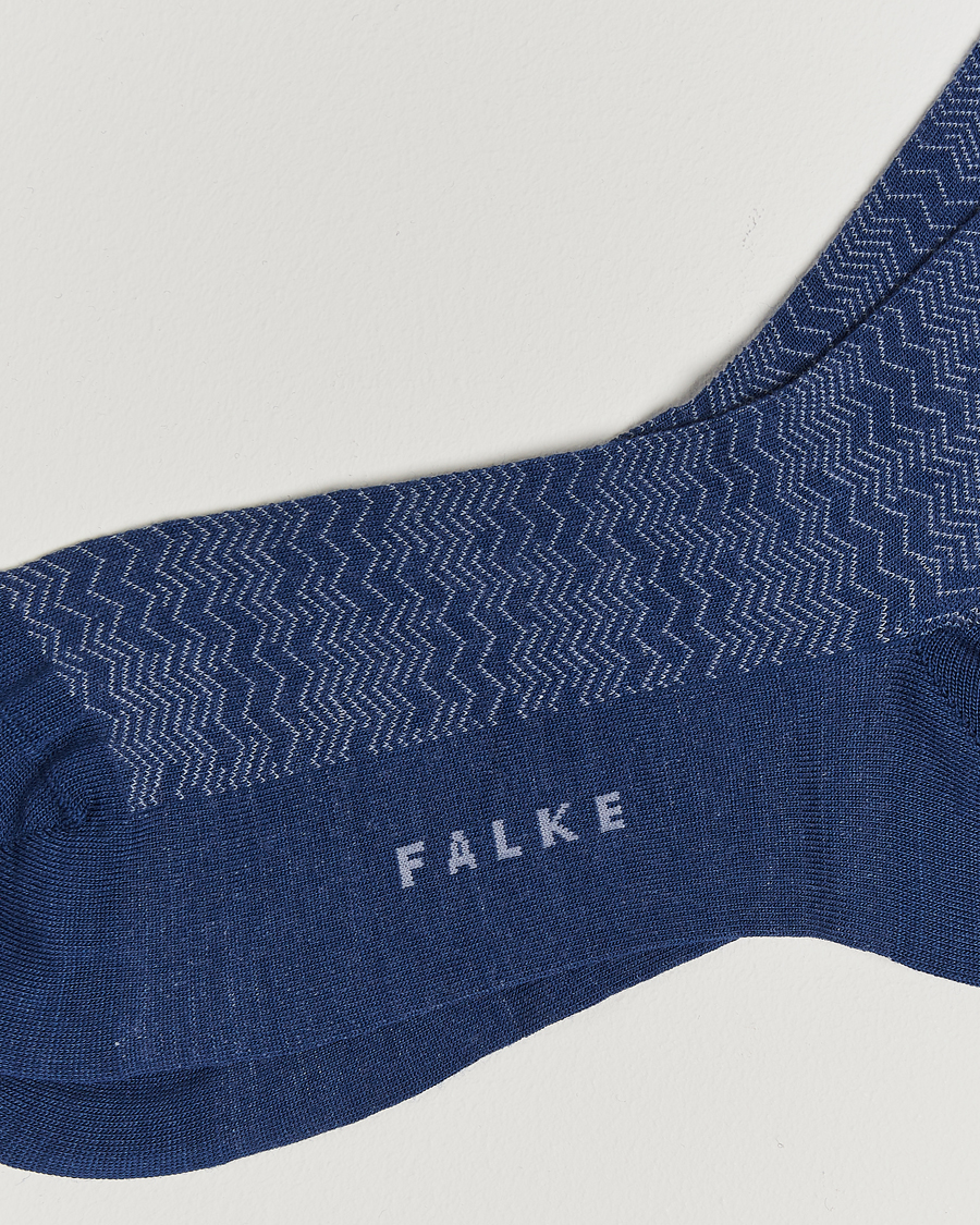 Heren |  | Falke | Mighty Nest Wool/Cotton Socks Royal Blue