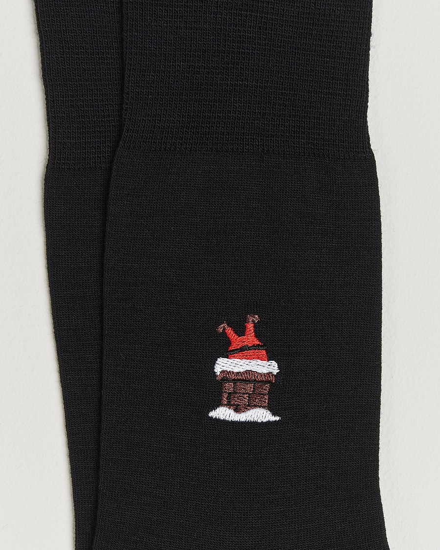 Heren |  | Falke | Airport Santa Socks Black