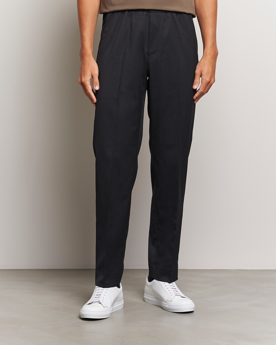 Heren |  | Filippa K | Relaxed Terry Wool Trousers Anthracite