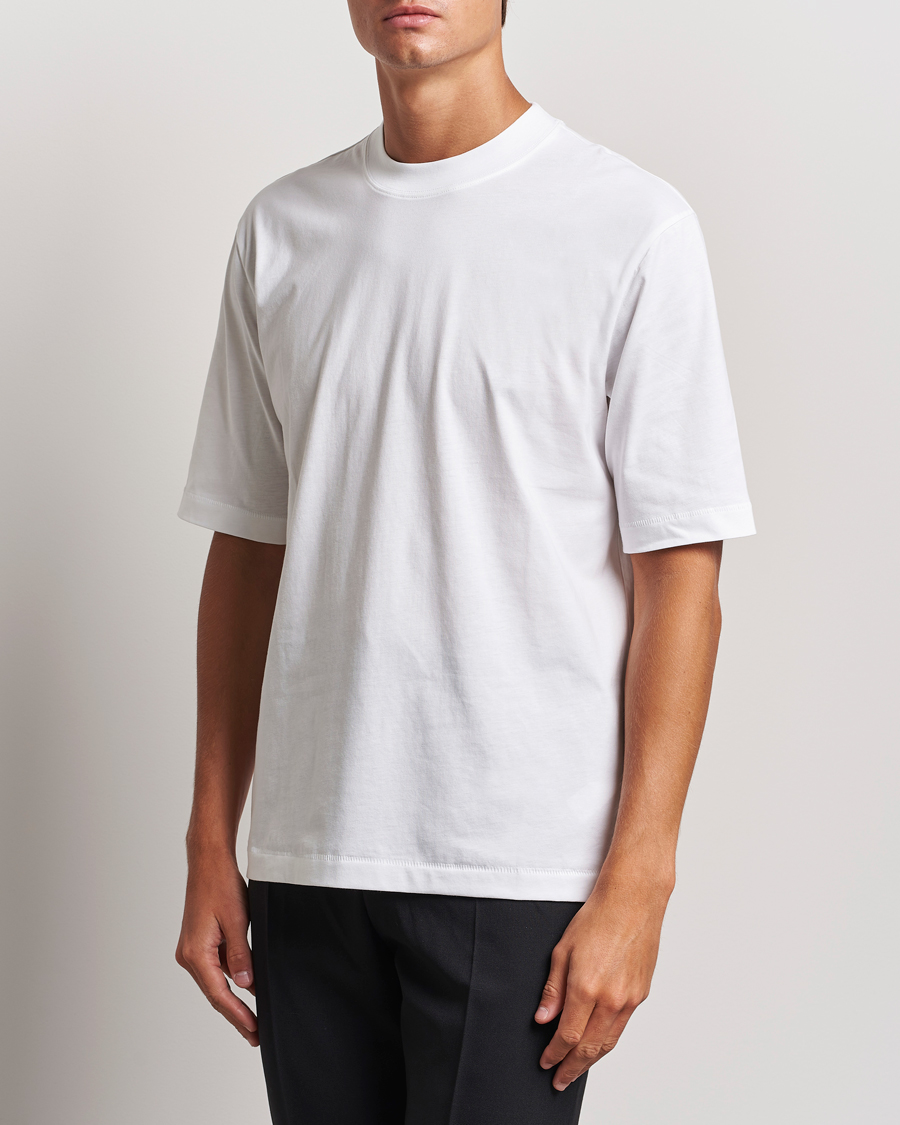 Heren |  | Filippa K | Mock Neck T-Shirt White