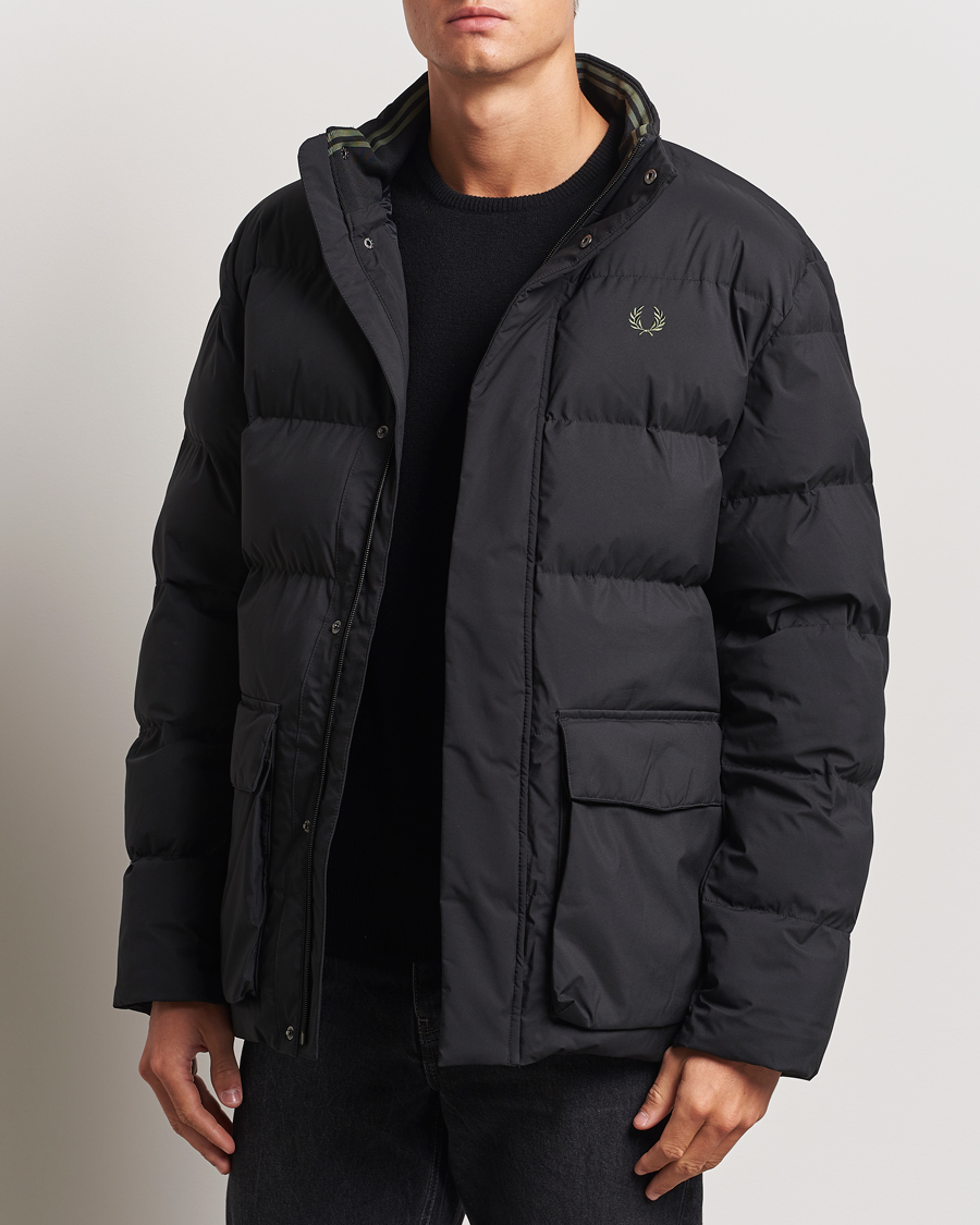 Heren |  | Fred Perry | Padded Pocket Down Jacket Black