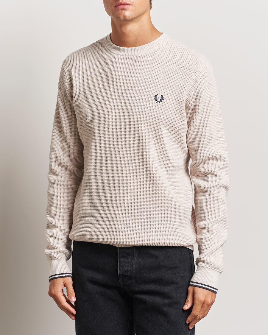 Heren |  | Fred Perry | Waffle Stitch Jumper Porriged Marl