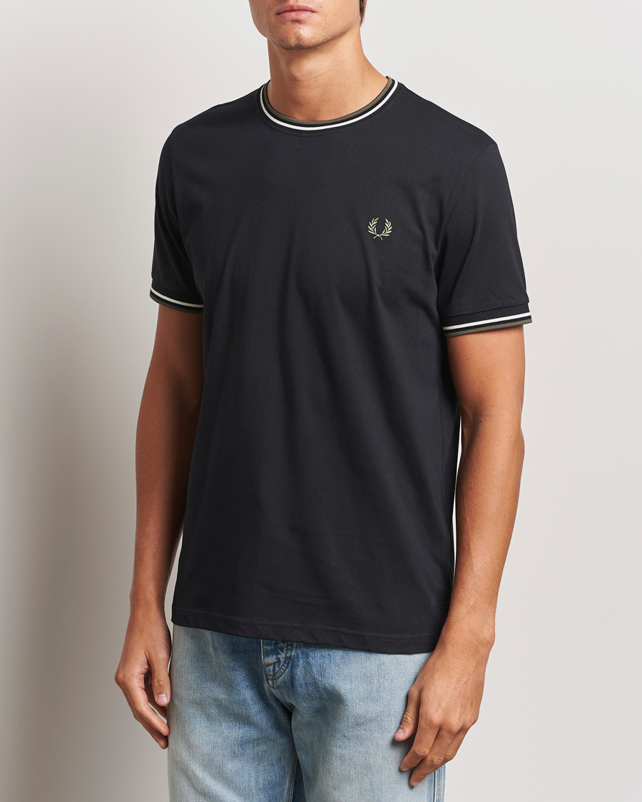 Heren |  | Fred Perry | Twin Tipped T-Shirt Black