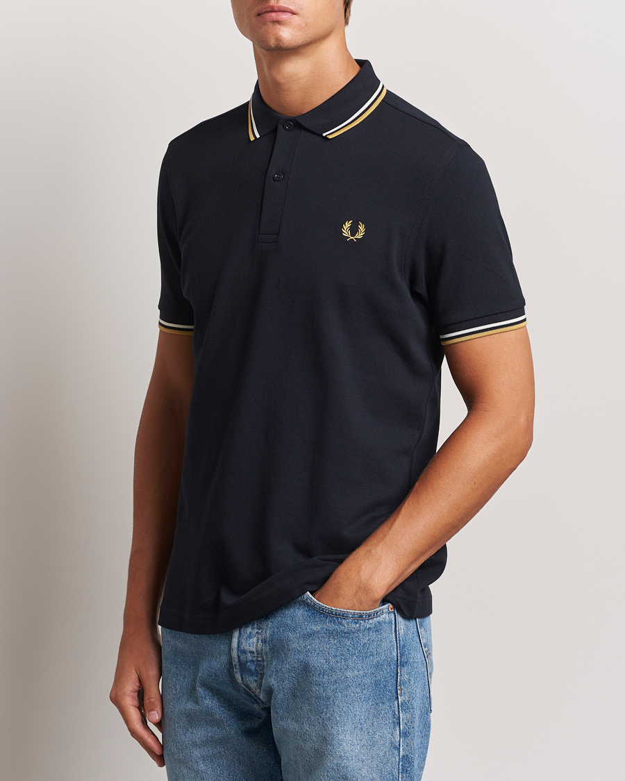 Heren |  | Fred Perry | Twin Tipped Shirt Navy