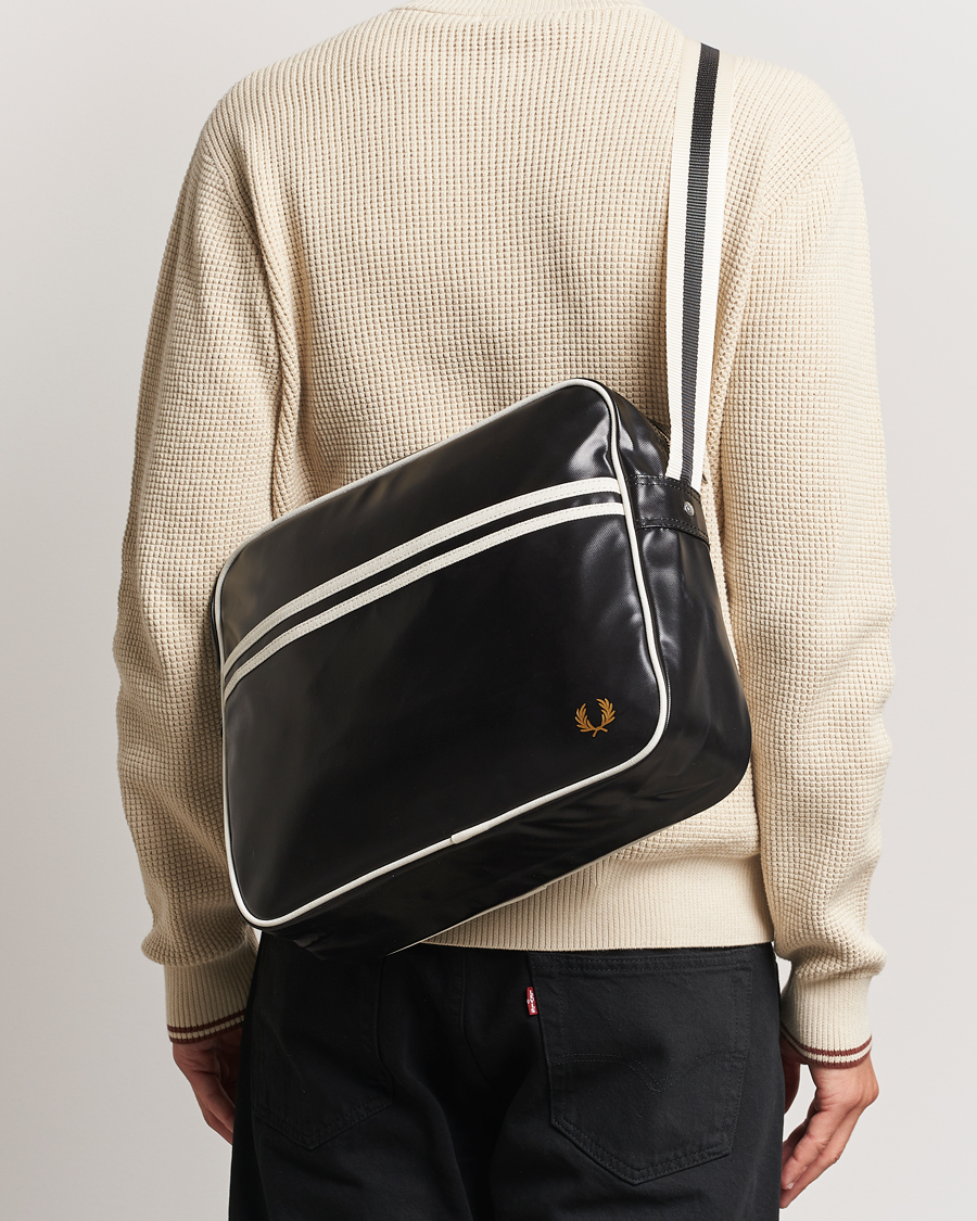 Heren |  | Fred Perry | Classic Shoulder Bag Black/Ecru