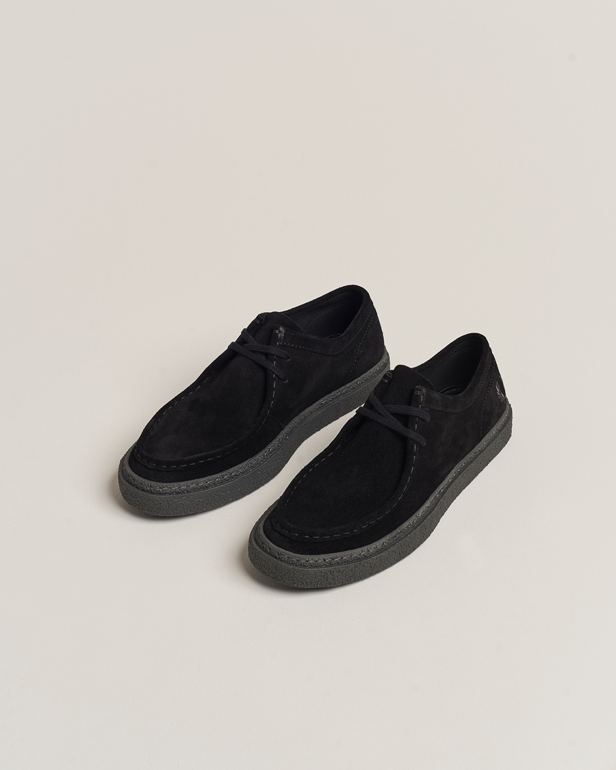 Heren |  | Fred Perry | Dawson Low Suede Shoe Black