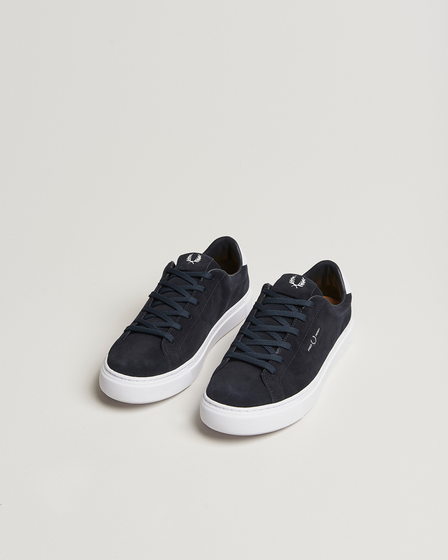 Heren |  | Fred Perry | B71 Suede Sneaker Navy