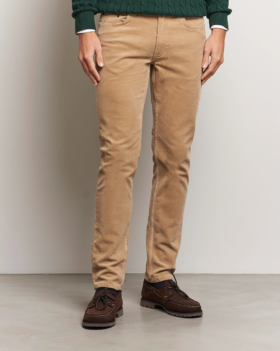 Heren |  | GANT | Cord 5-Pocket Jeans Dark Khaki