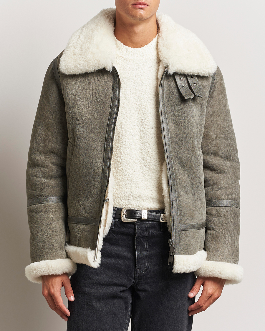 Heren |  | GANT | Shearling Jacket Desert Brown