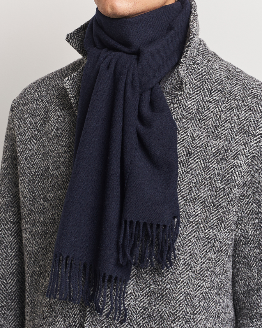 Heren |  | GANT | Wool Scarf Evening Blue