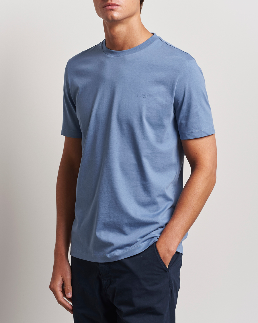 Heren |  | BOSS BLACK | Thompson T-Shirt Open Blue