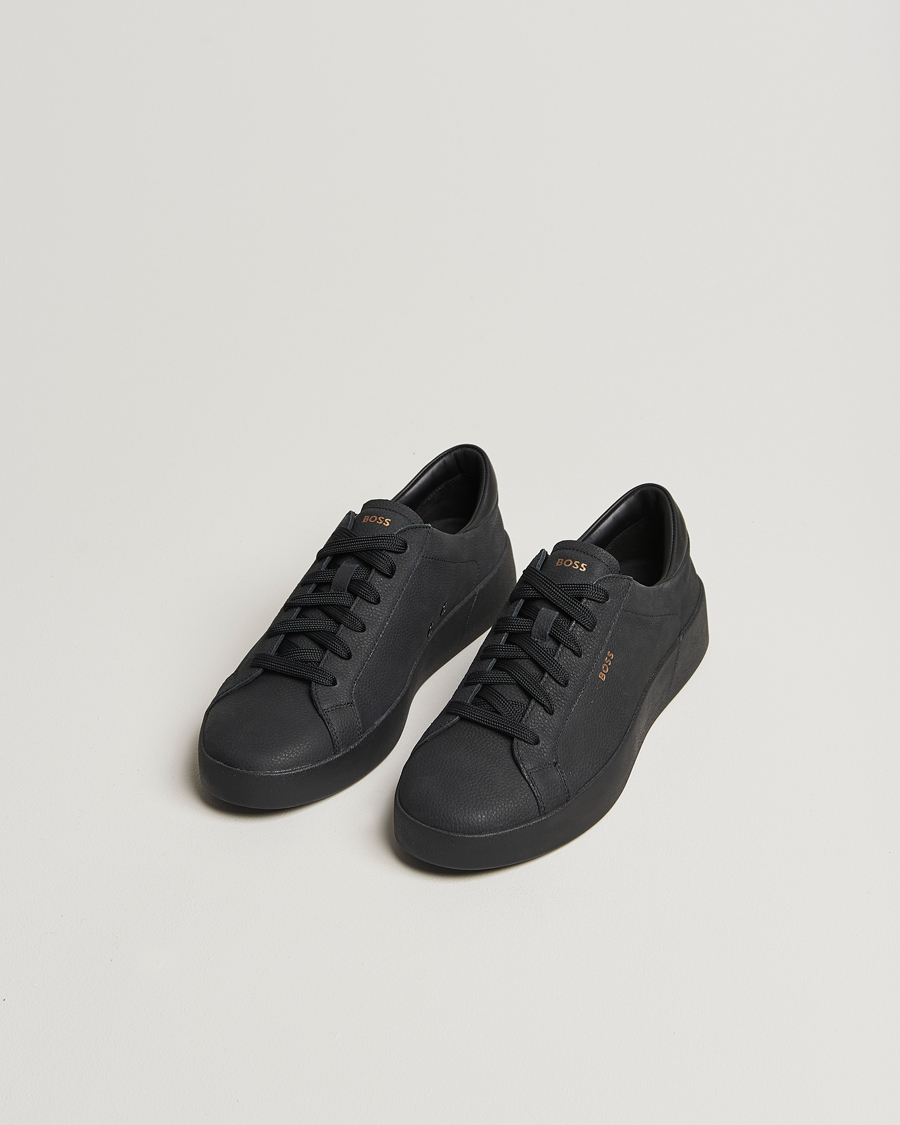 Heren |  | BOSS BLACK | Belwar Leather Sneaker Black